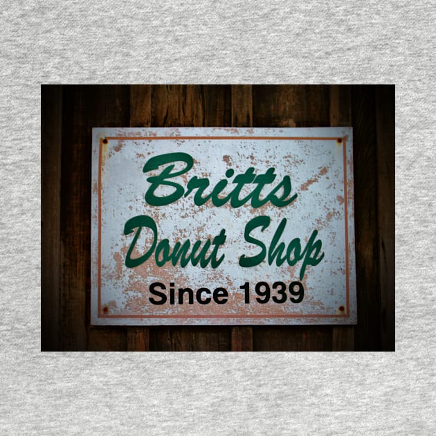 Britt's Donut Shop Sign 1 by Cynthia48